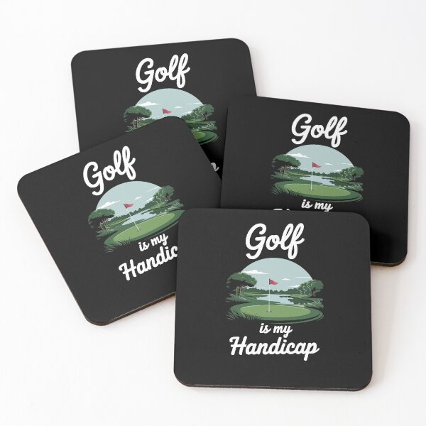 Item preview, Golf is my handicap – Funny golf shirt for golfers & hobby players designed and sold by Mkx8.