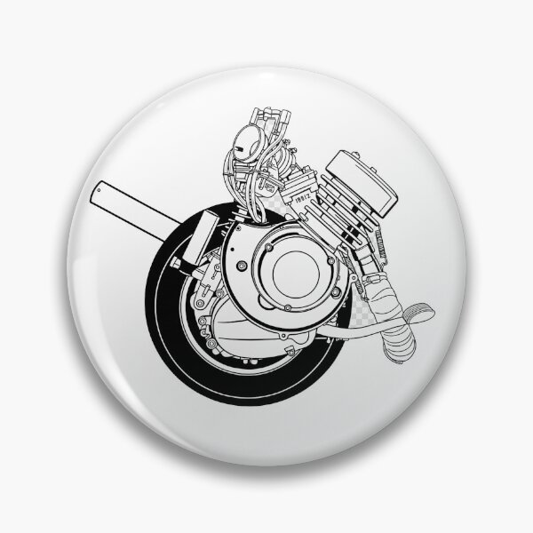 Item preview, Vespa Racing Engine Design – Scooter Tuning Artwork designed and sold by MarcWernerCGN.
