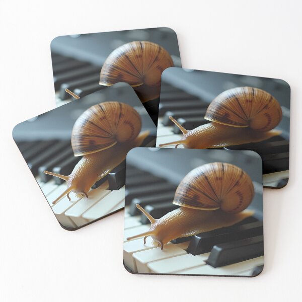 Item preview, Snail Plays Piano: A Slow Musical Miracle designed and sold by Mianku | Für das Leben.