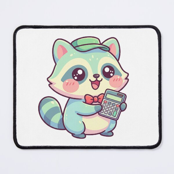 Item preview, Cute Pastel Raccoon CPA – Kawaii Accountant Baby designed and sold by RaccoonCPA.