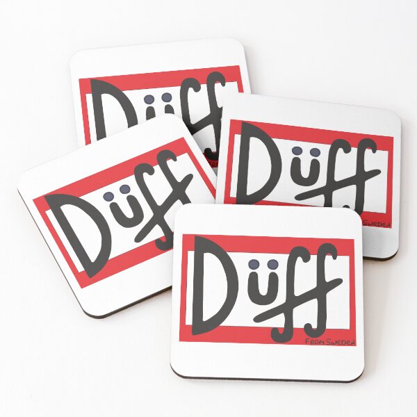 Item preview, Duff from Sweden Parody Beer Label designed and sold by Bored Imagination .