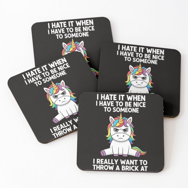 Item preview, Unicorn Mood: Forced Niceness designed and sold by Johnnies.