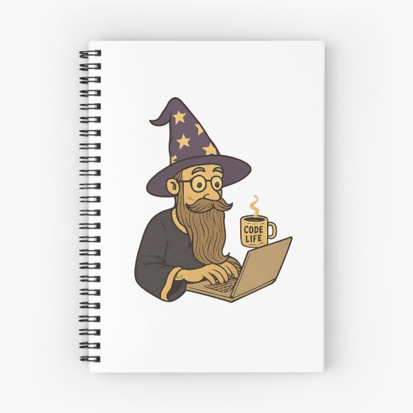 Item preview, Wizard of Code – Magical Programmer at Work designed and sold by luckyyouth.