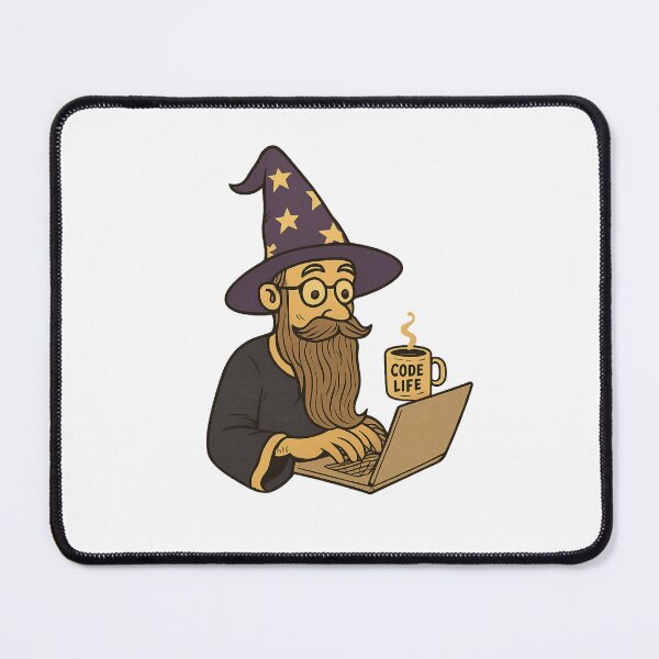 Item preview, Wizard of Code – Magical Programmer at Work designed and sold by luckyyouth.