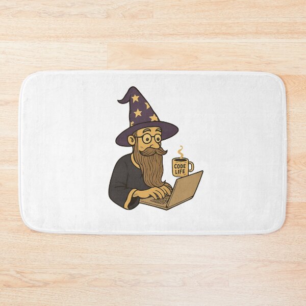 Item preview, Wizard of Code – Magical Programmer at Work designed and sold by luckyyouth.