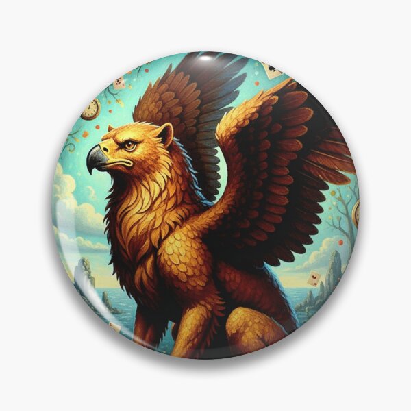 Item preview, The Gryphon Alice in Wonderland Art Print - High Detail Pop Surrealism Mythology Painting designed and sold by Art's Diner.