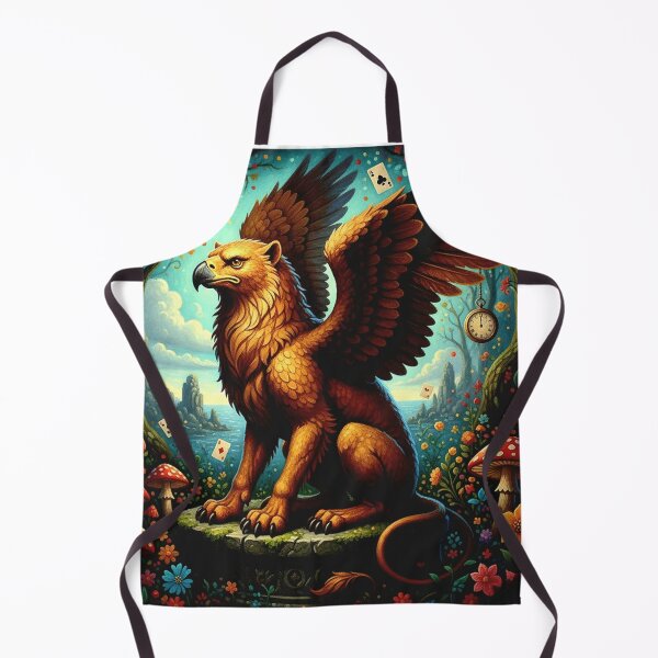 Item preview, The Gryphon Alice in Wonderland Art Print - High Detail Pop Surrealism Mythology Painting designed and sold by Art's Diner.