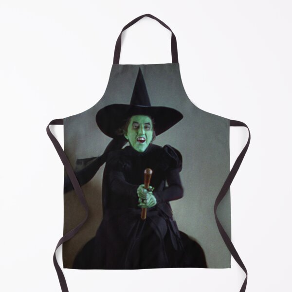 Item preview, flying broomstick wicked witch polrized color reworked print oz designed and sold by mystic lady vintage art and fashion designs.