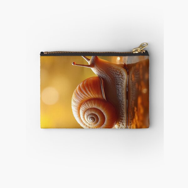 Item preview, Snail in warm golden light designed and sold by Mianku | Für das Leben.
