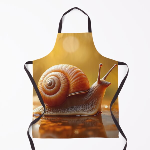 Item preview, Snail in warm golden light designed and sold by Mianku | Für das Leben.