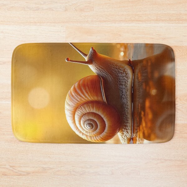 Item preview, Snail in warm golden light designed and sold by Mianku | Für das Leben.