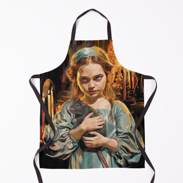 Item preview, Young Girl in Nightgown with Pet Rat designed and sold by Kwandry.
