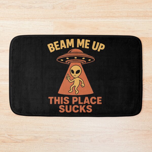 Item preview, Beam Me Up This Place Sucks Alien Art designed and sold by ZuToMi.