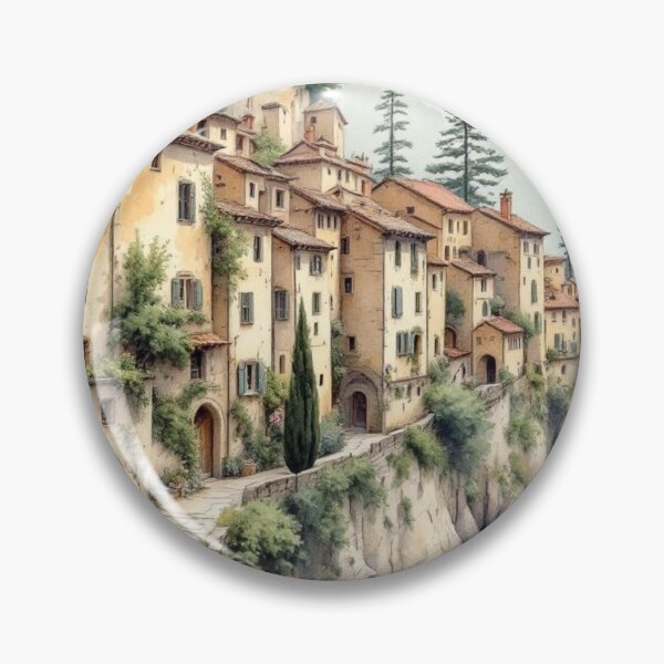 Item preview, Saint Cirq Lapopie (interpretation) designed and sold by jefboutique6150.