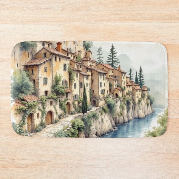 Item preview, Saint Cirq Lapopie (interpretation) designed and sold by jefboutique6150.