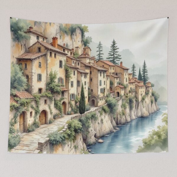 Item preview, Saint Cirq Lapopie (interpretation) designed and sold by jefboutique6150.