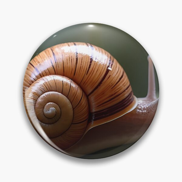 Item preview, Snail on a green leaf (detail) designed and sold by Mianku | Für das Leben.
