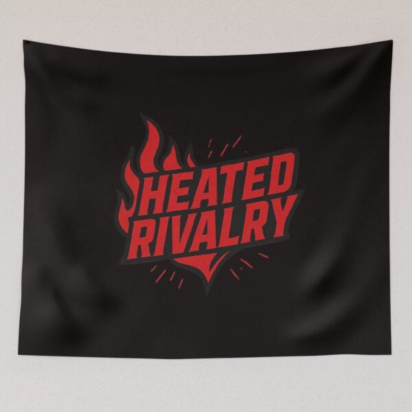 Item preview, Heated Rivalry – Intense Competition Graphic Design designed and sold by ArtVoyageShop.