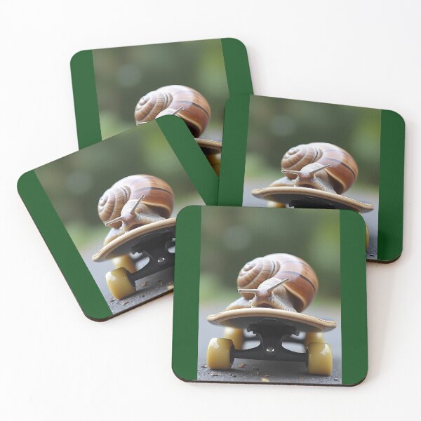 Item preview, Snail on a skateboard: Slow motion fun designed and sold by Mianku | Für das Leben.