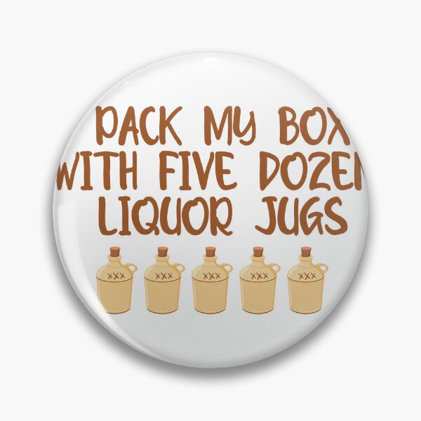 Item preview, Pack My Box with Five Dozen Liquor Jugs designed and sold by joshpincus.