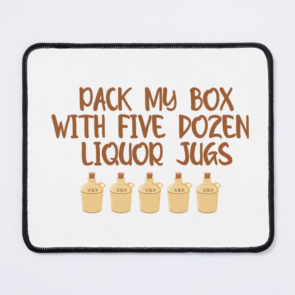 Item preview, Pack My Box with Five Dozen Liquor Jugs designed and sold by joshpincus.