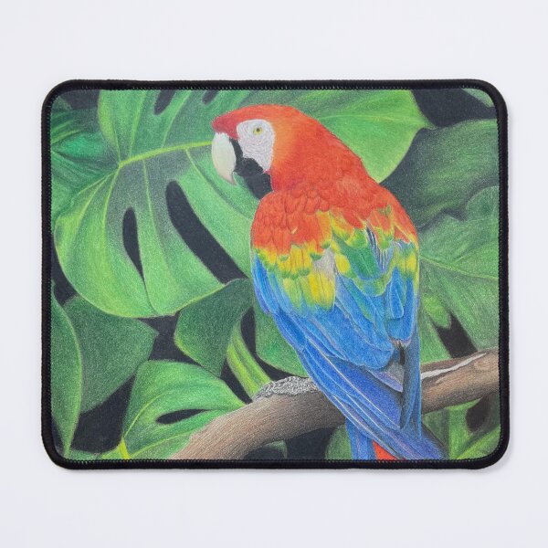 Item preview, Scarlet Macaw designed and sold by Nugget Studio Arts.