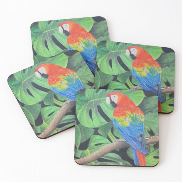 Item preview, Scarlet Macaw designed and sold by Nugget Studio Arts.