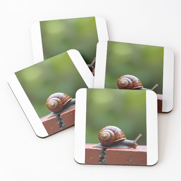 Item preview, Snail's pace: Grace on red stone designed and sold by Mianku | Für das Leben.