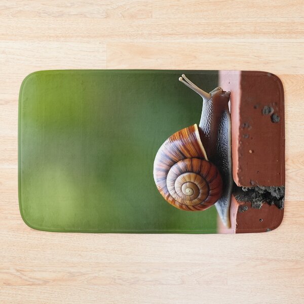 Item preview, Snail's pace: Grace on red stone designed and sold by Mianku | Für das Leben.
