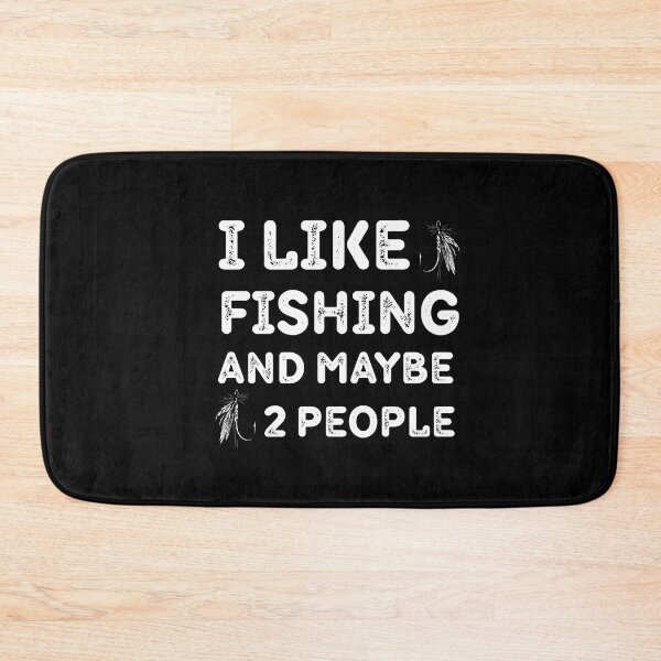 Item preview, I Like Fishing and Maybe 2 People Funny Mens Fishing humor Fisherman Gift funny for Father's Day Christmas Birthday designed and sold by adjamine.