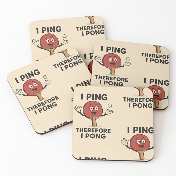Item preview, I Ping Therefore I Pong designed and sold by Ping Fun Factory.