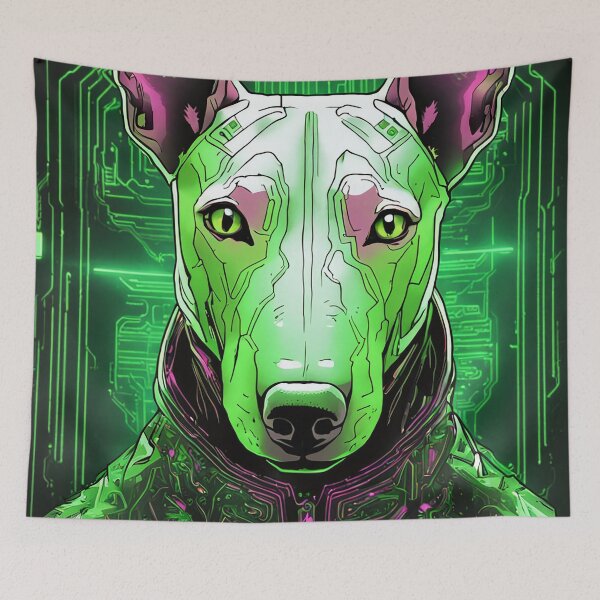 Item preview, Anthropomorphism American Staffordshire Terrier futuristic designed and sold by Mianku | Für das Leben.