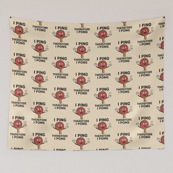 Item preview, I Ping Therefore I Pong designed and sold by Ping Fun Factory.