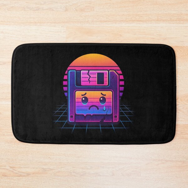Item preview, Sad Floppy Disk Vaporwave Retro Aesthetic – Nostalgic 90s Tech Art designed and sold by AddictiveDesign.
