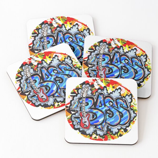 Item preview, LowEndGraphics Bass Sticker 123 designed and sold by LowEndGraphics.