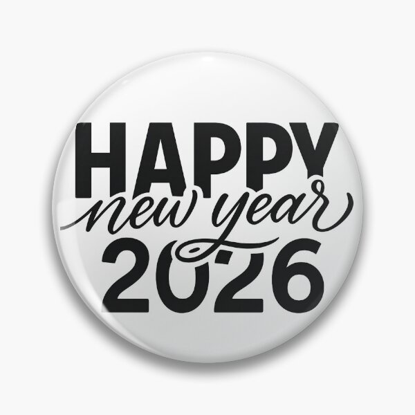 Item preview, Happy New Year 2026 Typography Minimal Quote Design designed and sold by FUIRY .