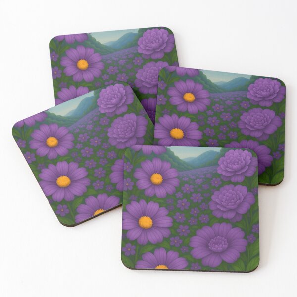 Item preview, Luxury Floral Garden Series – Purple Edition designed and sold by Ceylon Luxe Collections.