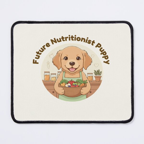 Item preview, Puppy Dreams Big – Future Nutritionist Puppy designed and sold by The Real Life Symphony.