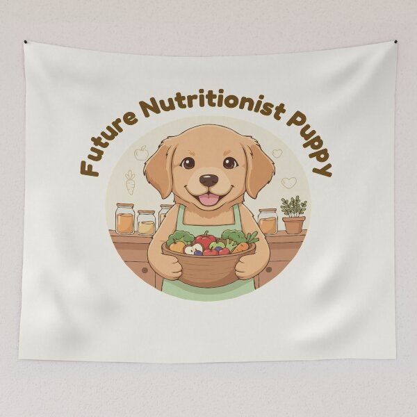 Item preview, Puppy Dreams Big – Future Nutritionist Puppy designed and sold by The Real Life Symphony.