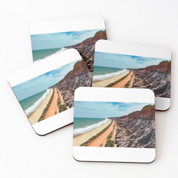 Item preview, Waves crashing upon a cliffside beach in Brazil designed and sold by Jordan Hinsch.