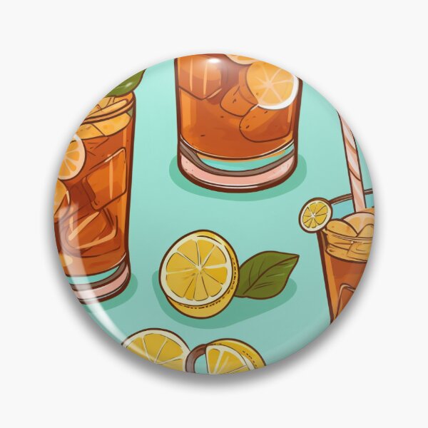 Item preview, Iced Tea Time - Cute Aesthetic Illustration for Stickers, Gifts & Decor designed and sold by Raccoon Incognito.