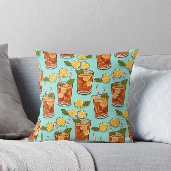 Item preview, Iced Tea Time - Cute Aesthetic Illustration for Stickers, Gifts & Decor designed and sold by Raccoon Incognito.