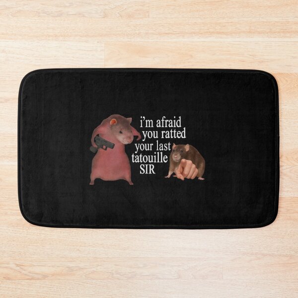 Item preview, Funny Rat Pun Meme Illustration Dark Humor Rodent Art Quote designed and sold by love3617.