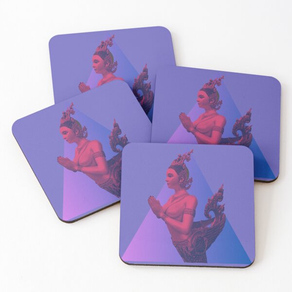 Item preview, Retro Kinnaree Purple to Blue designed and sold by Linklandiya.