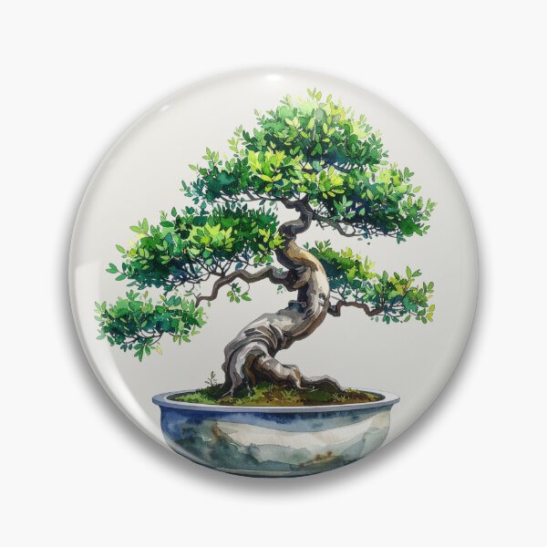 Item preview, Privet bonsai in a stone bowl designed and sold by LiskoDesign.
