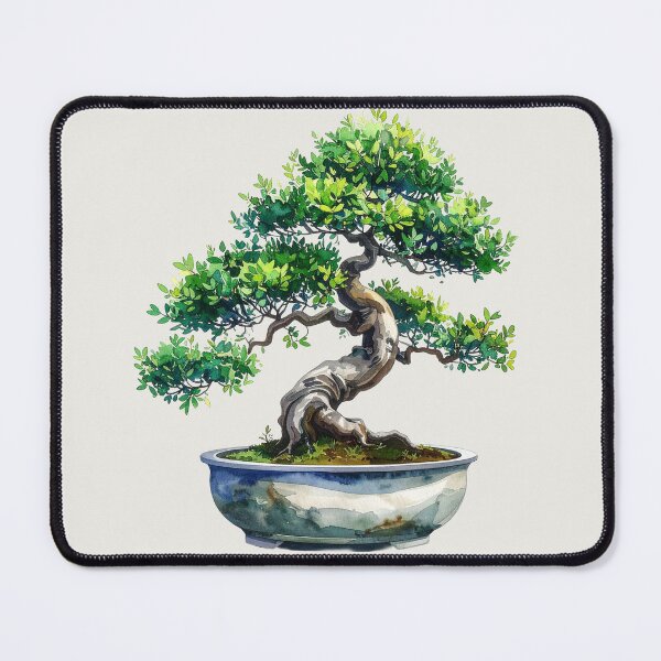 Item preview, Privet bonsai in a stone bowl designed and sold by LiskoDesign.