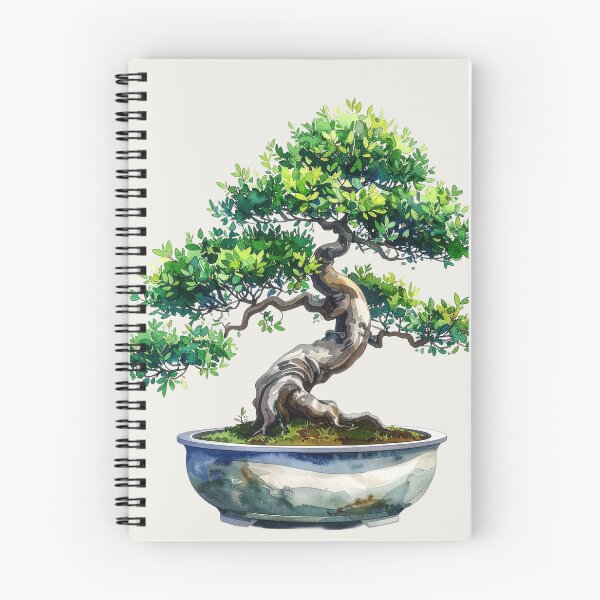 Item preview, Privet bonsai in a stone bowl designed and sold by LiskoDesign.