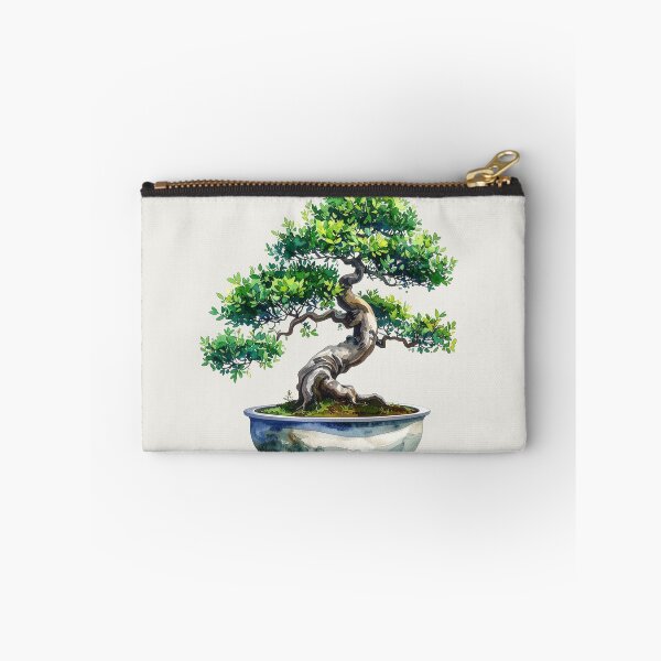 Item preview, Privet bonsai in a stone bowl designed and sold by LiskoDesign.