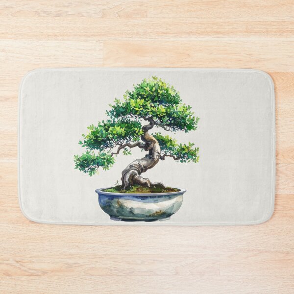 Item preview, Privet bonsai in a stone bowl designed and sold by LiskoDesign.