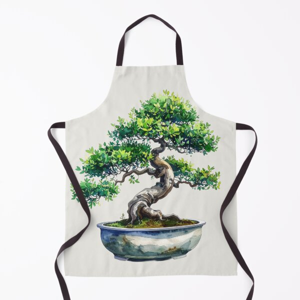 Item preview, Privet bonsai in a stone bowl designed and sold by LiskoDesign.